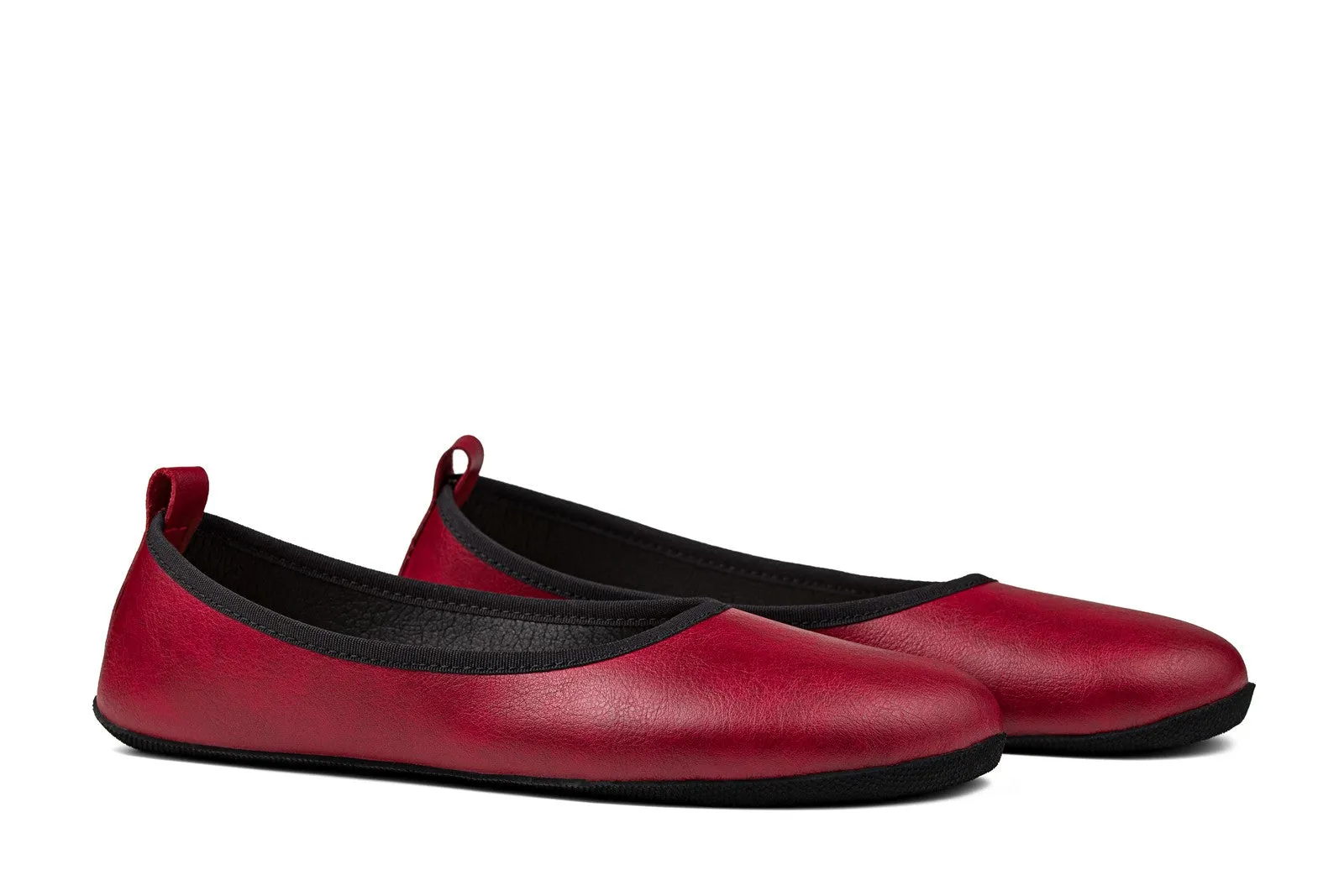 Ananda Narrow Barefoot Ballet Flats - Burgundy