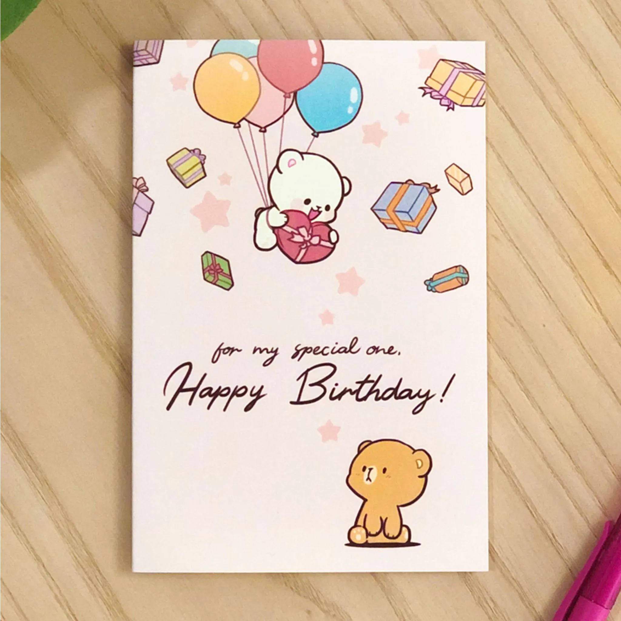 Birthday Card - Milk's Surprise