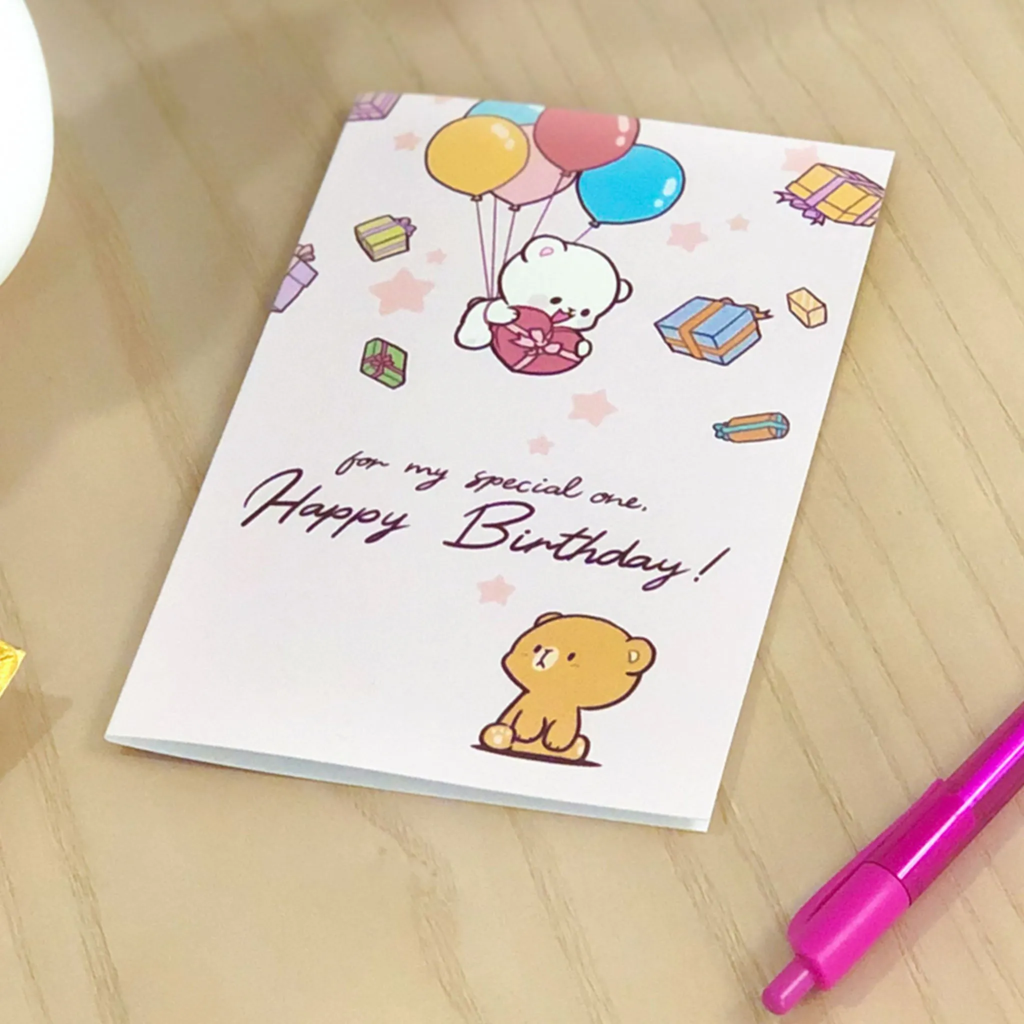 Birthday Card - Milk's Surprise