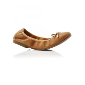 Chloe Leather Ballet - Tan