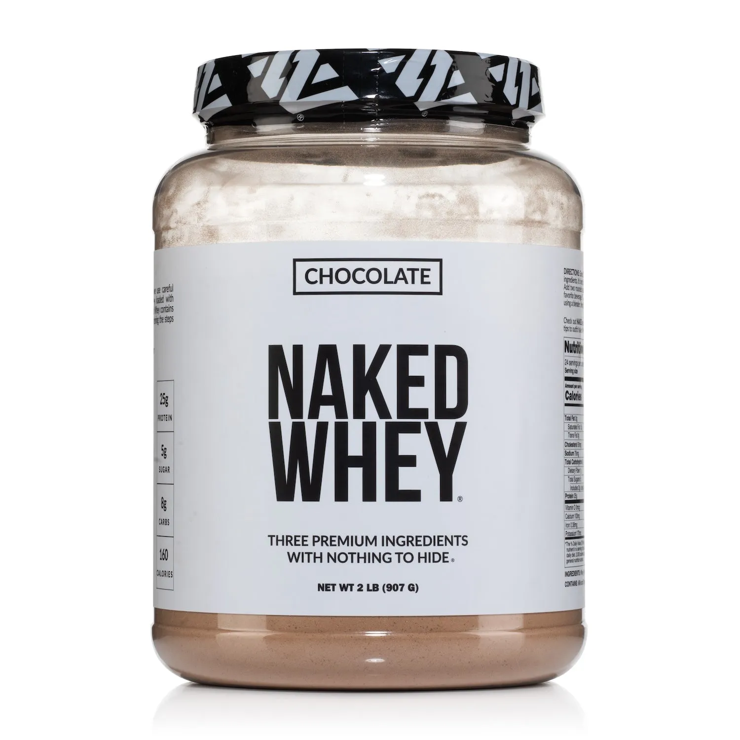 Chocolate Whey Protein Powder | Naked Chocolate Whey - 2LB