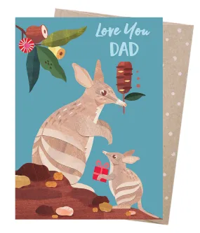 Earth Greetings Father's Day Card - Bandicoot Dad