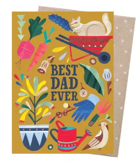 Earth Greetings Father's Day Card - Best Dad Gardener