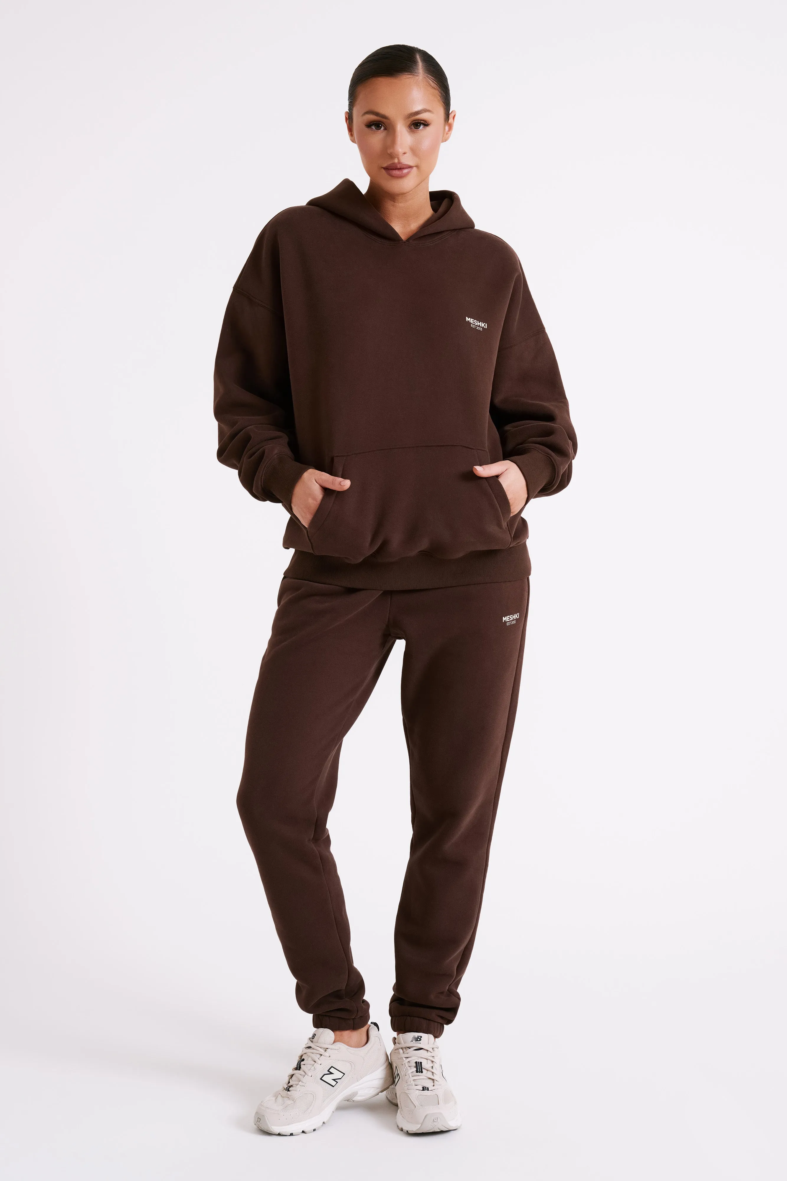 Frankie Unisex Jogger - Dark Chocolate