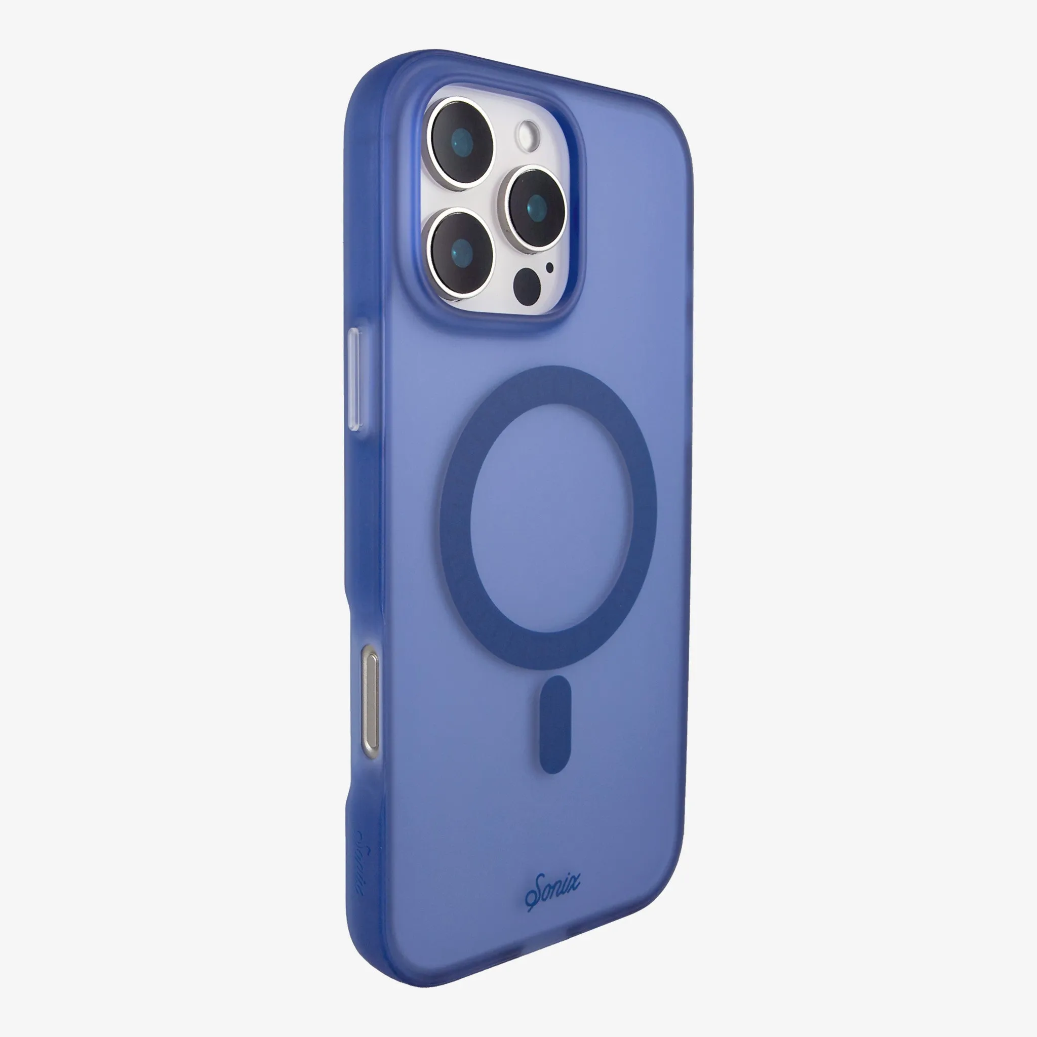 Frosted Matte MagSafe® Compatible iPhone Case - Navy