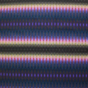 Fun Tribal Stripe Printed Spandex | Blue Moon Fabrics