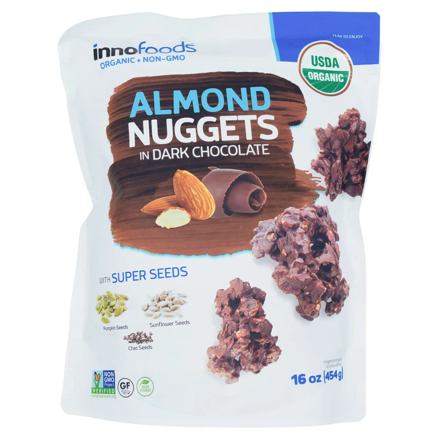 InnoFoods Organic Dark Chocolate Nuggets