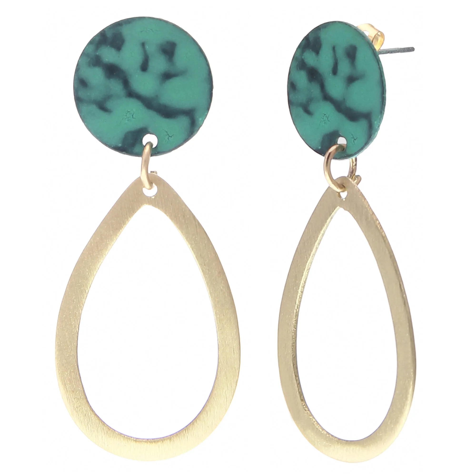 Jia earrings, green