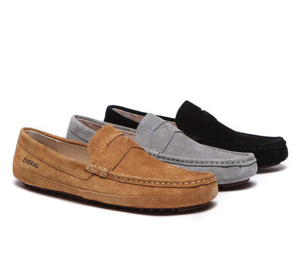 Men Leather Moccasins Casual Loafers Beau