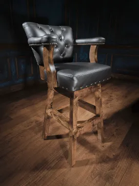 Midnight Cowboy Chisum Western Bar Stool