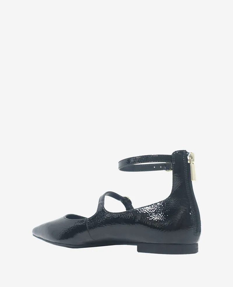 Nolita Patent Ankle Strap Mary Jane Flat