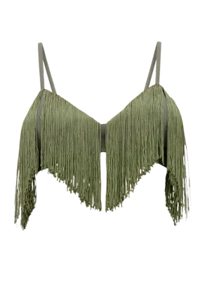 Obi Bralette Fringe Top