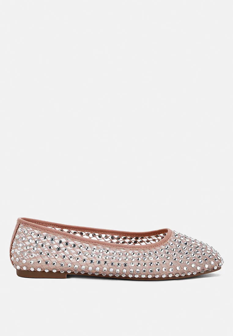 Orson Naked Rhinestone Ballerinas