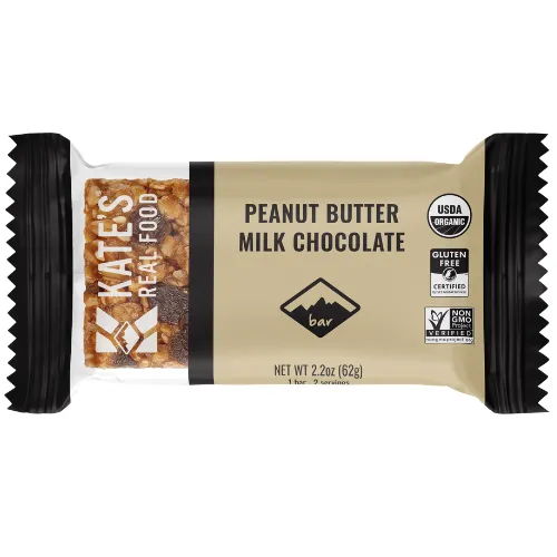 Peanut Butter Milk Chocolate Bars by Kate's Real Food