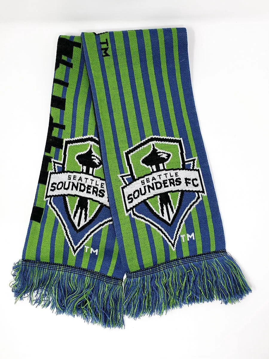 Ruffneck Scarves Seattle Sounders Knit Scarf